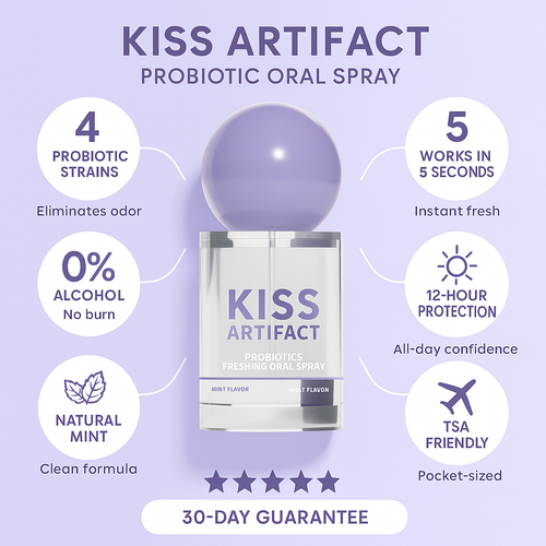 Kiss Artifact™ Probiotic Mint Revival Spray